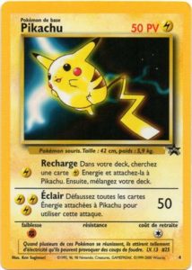 Pikachu [French] : 月刊コミックGOTTA 8月号 付録カード | 旧裏面 