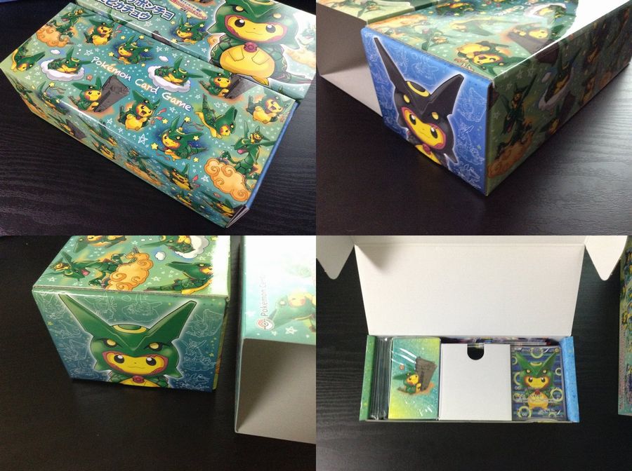 Open a Rayquaza Poncho-wearing Pikachu Special Box! - PokeBoon JAPAN